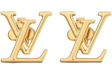 gold initials on louis vuitton|LV Iconic Earrings .